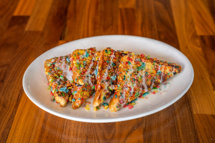 Fruity Pebbles French Toast