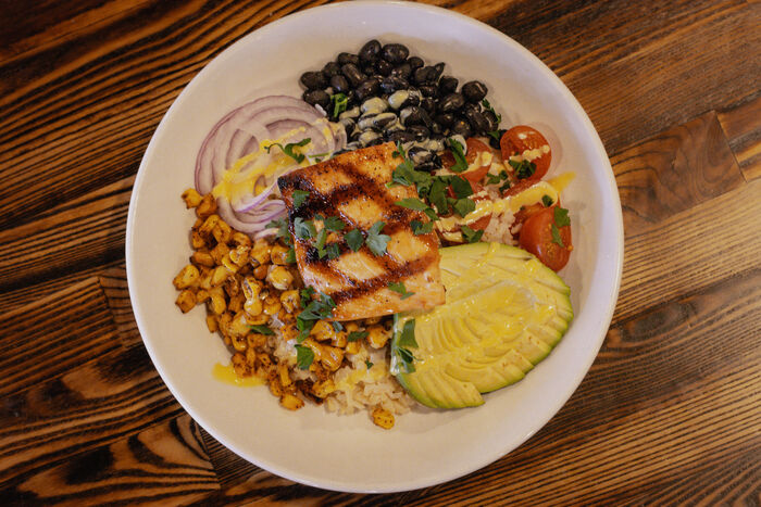 Grilled Salmon Bowl